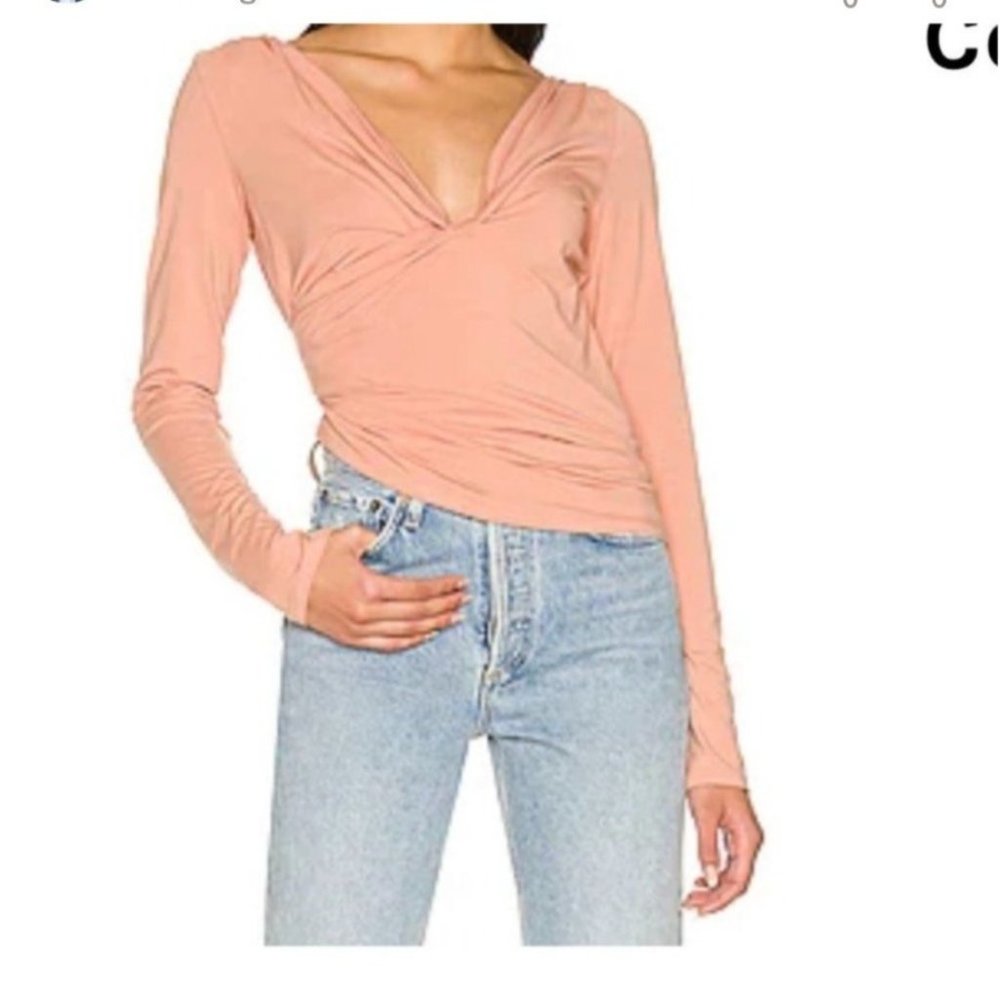 The Line by K Umi Longsleeve Top in Blush